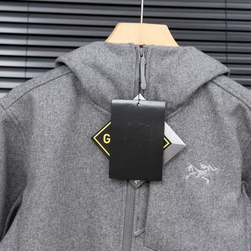 Hot selling embroidered hooded jacket