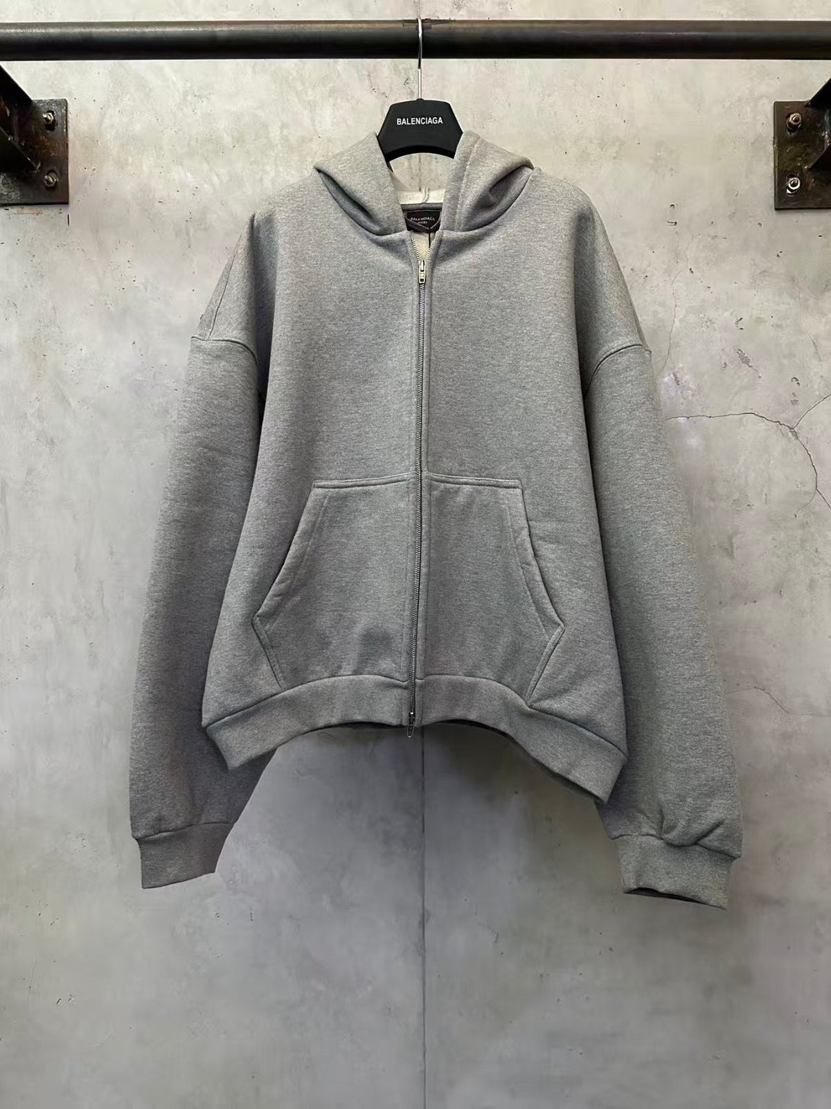 New double ring embroidered hooded jacket