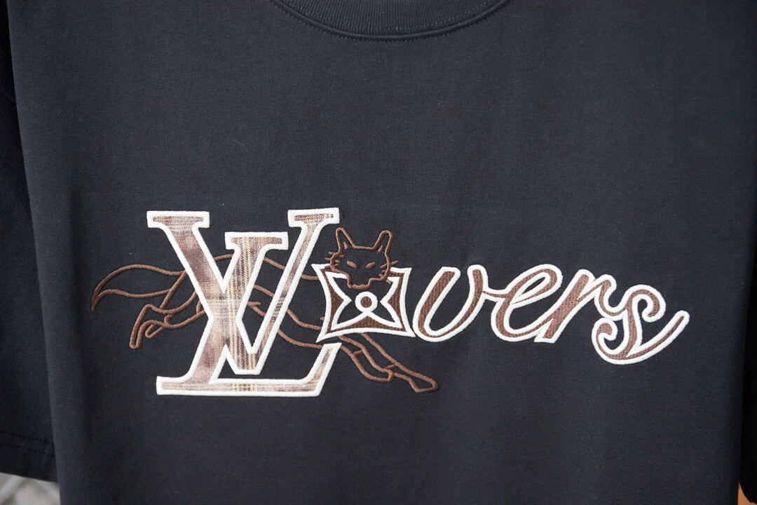 Classic Embroidered Letter T-Shirt