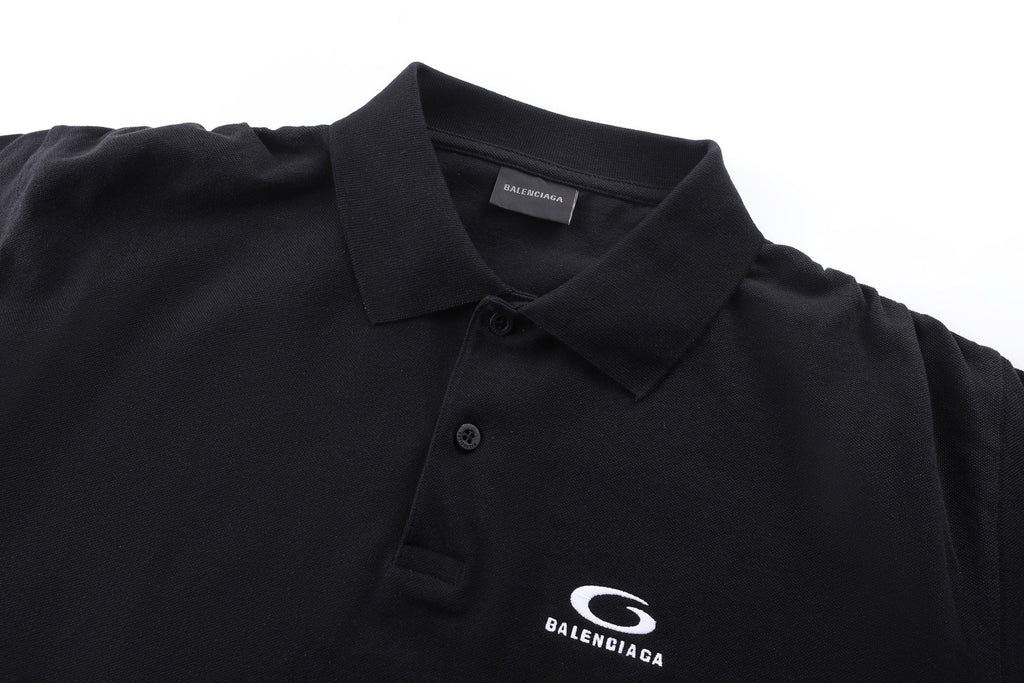 Polo collar cotton bead fabric shirt