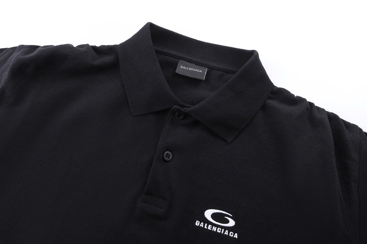 Polo collar cotton bead fabric shirt