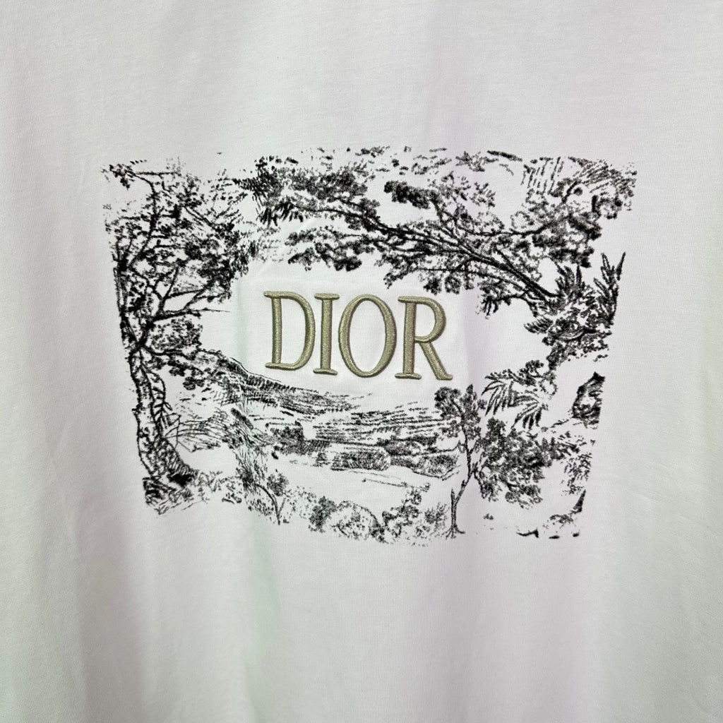 New Embroidery 🪡 Letter logo couple's short sleeved T-shirt