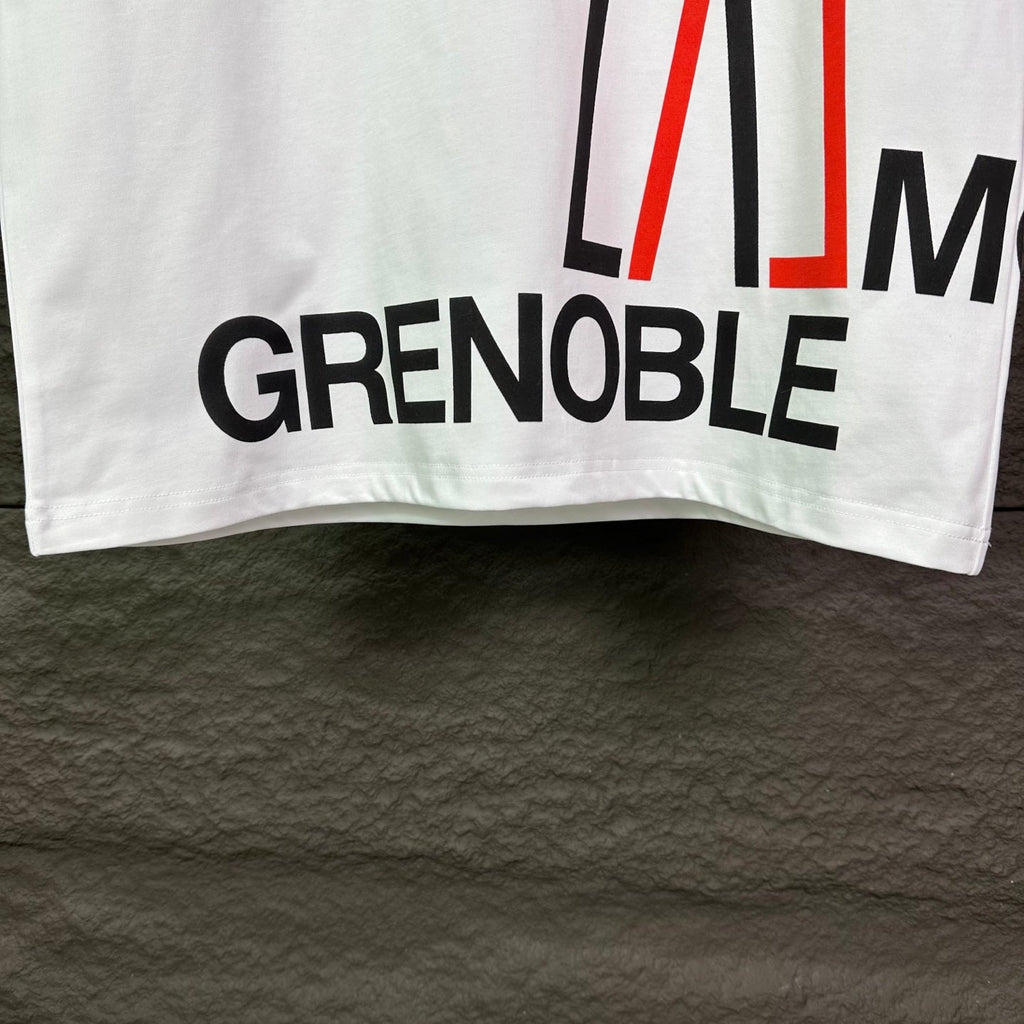 New large letter printed logo couple's short sleeved T-shirt