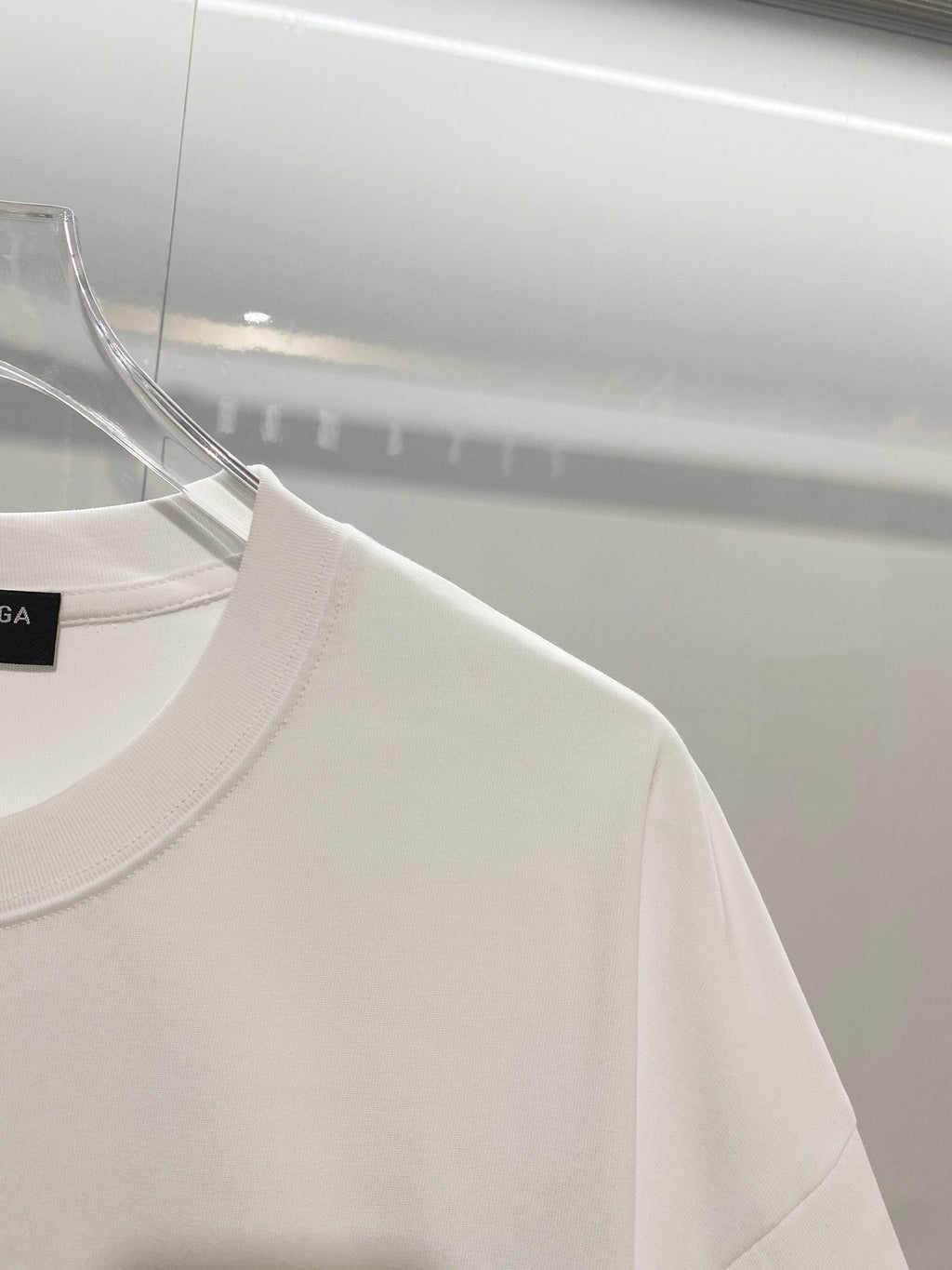 Double B 3D offset printed letter round neck T-shirt