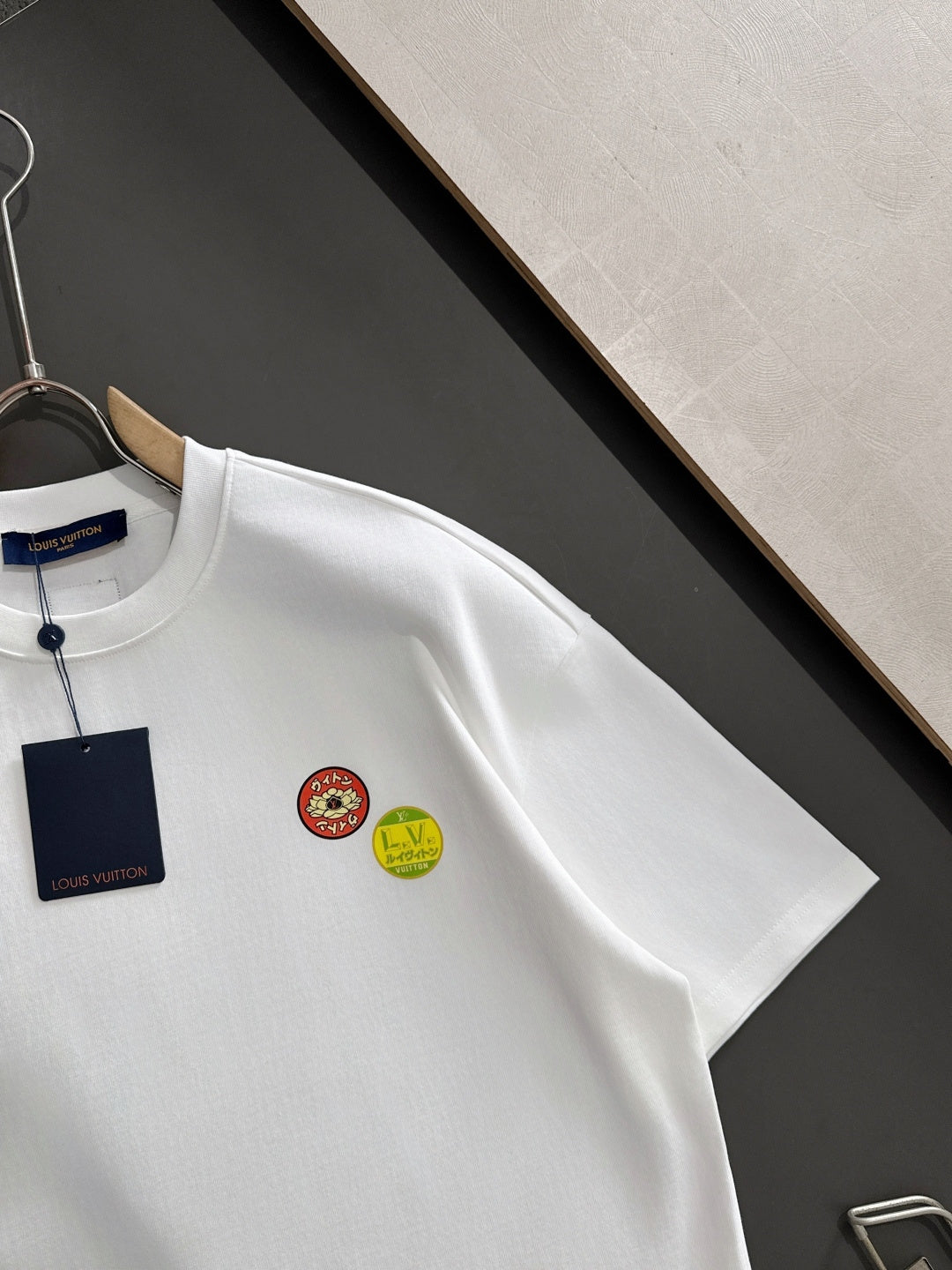 New round neck high-end pure cotton short sleeved T-shirt
