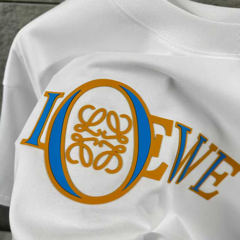 New i-letter silicone T-shirt