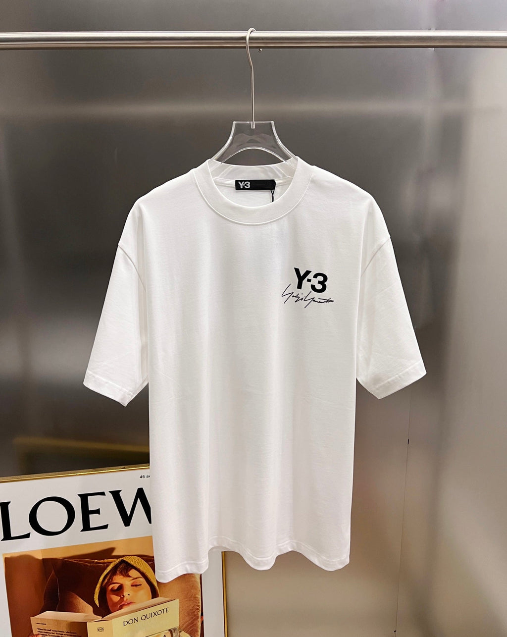 Signature letter 3D craft short sleeved T-shirt