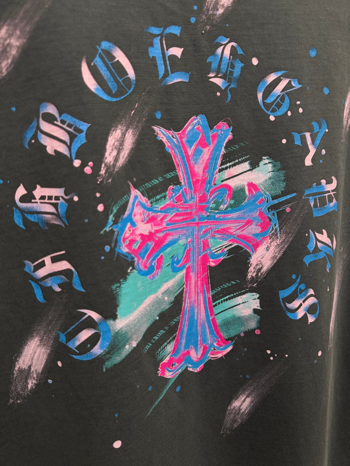 American painted couple short sleeved shirt