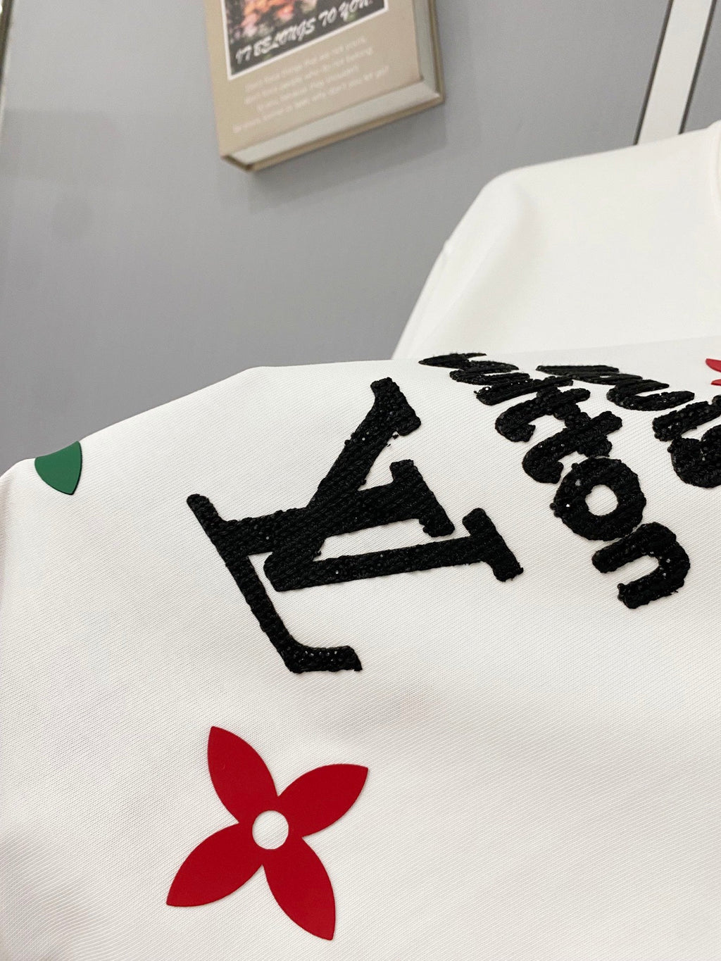 Classic letter printed pure cotton T-shirt -010