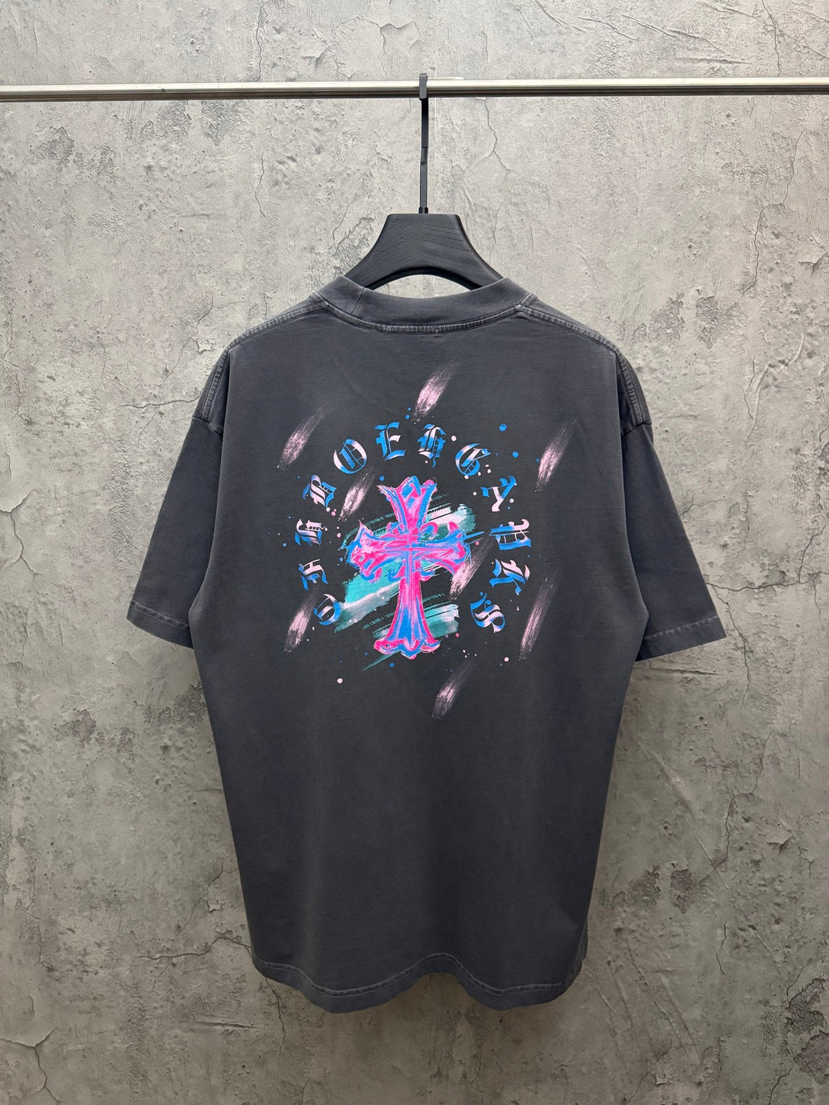 American painted couple short sleeved shirt
