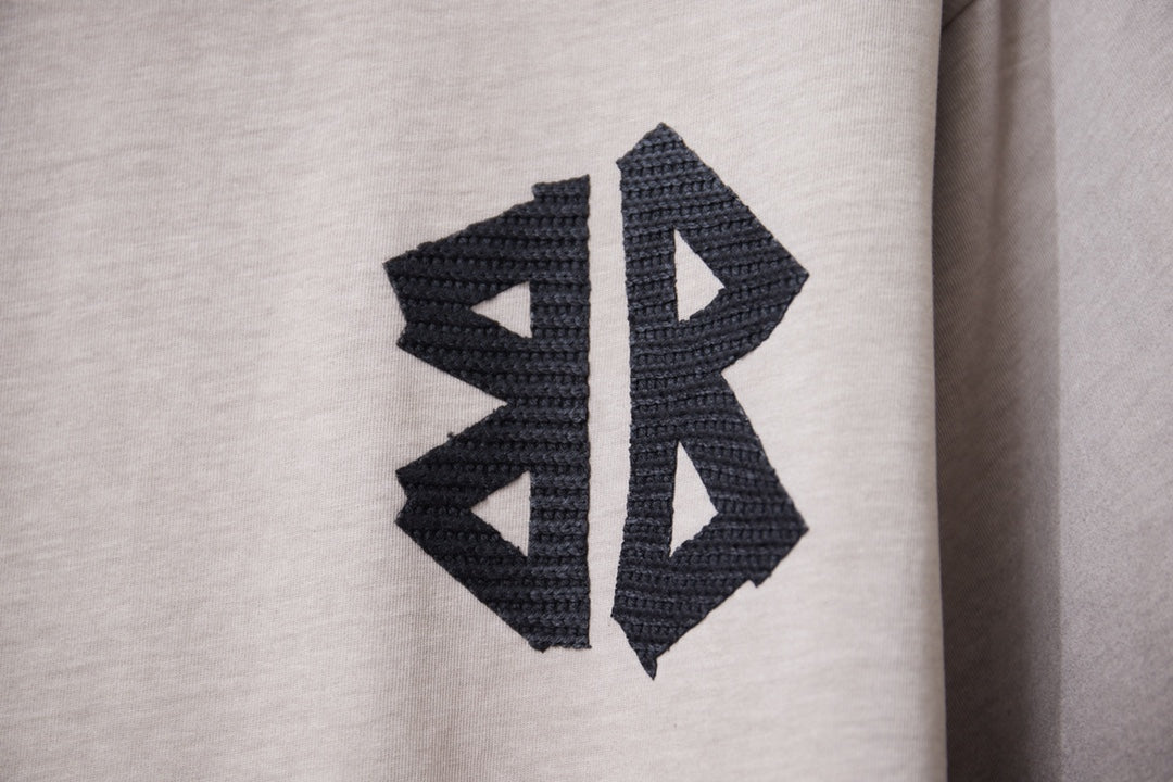 Letter towel short sleeved