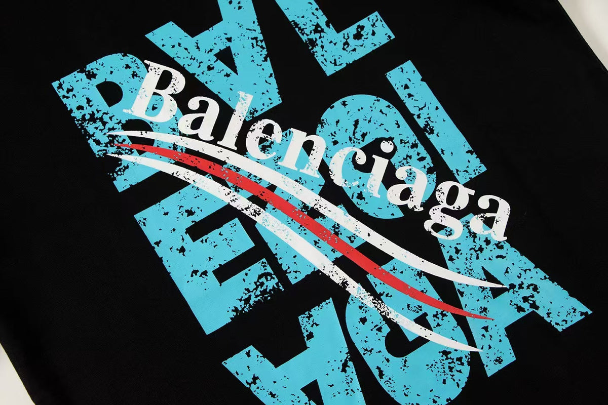 New letter printed short shirt