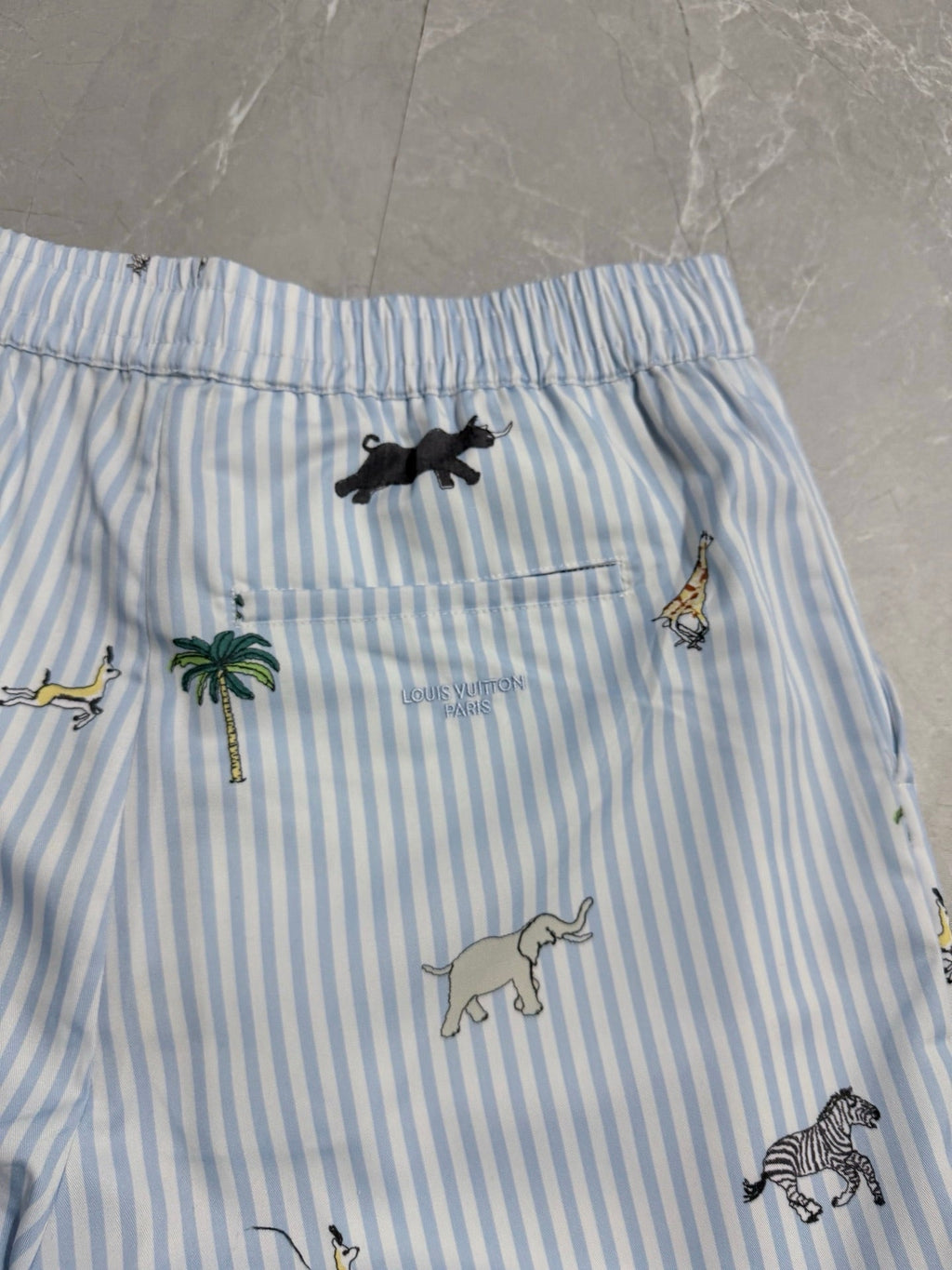 New striped shorts