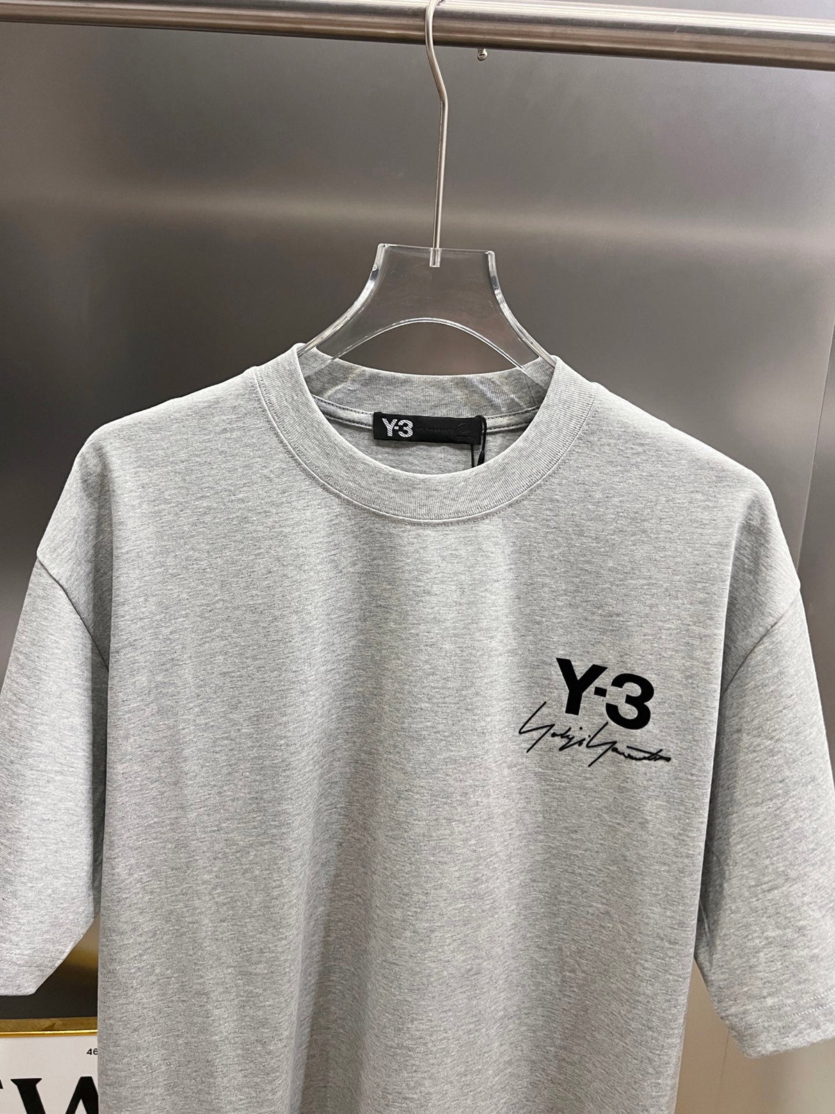 Signature letter 3D craft short sleeved T-shirt