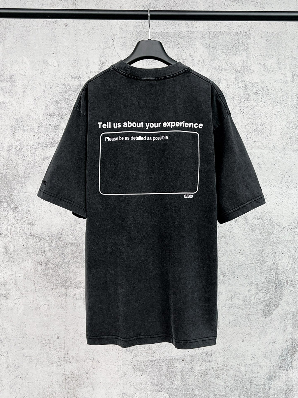 Latest Pattern Paper Tape Direct Spray Printed T-shirt