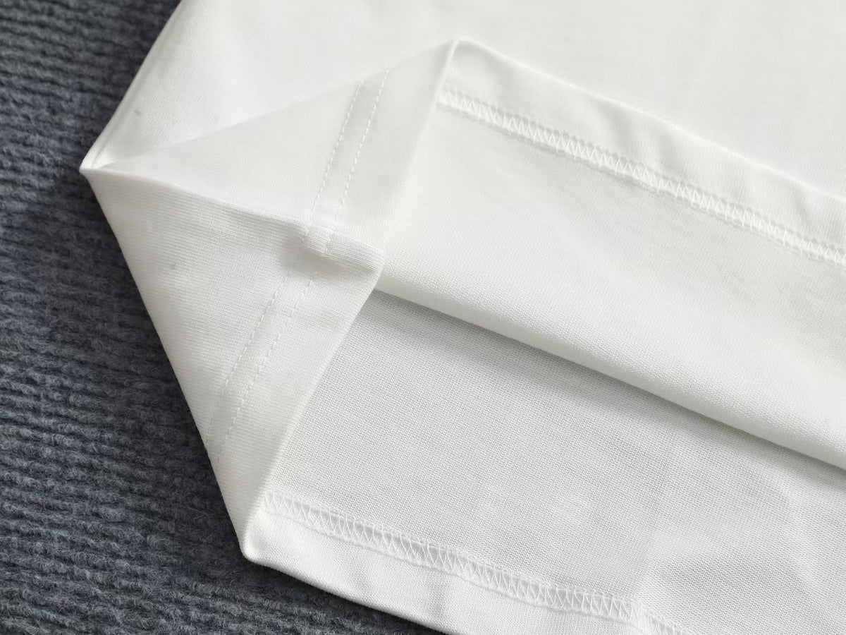 New printed letter short sleeved shirt