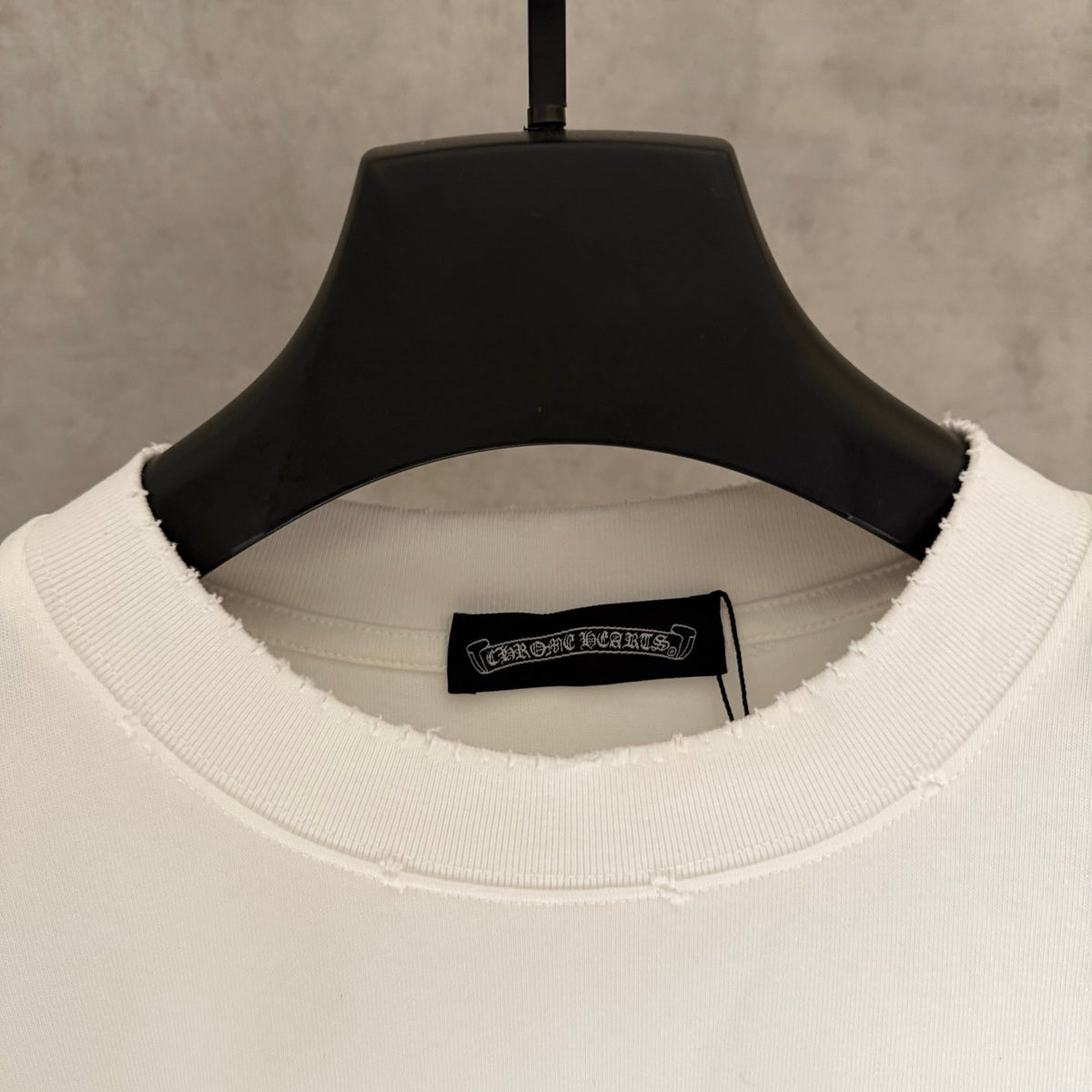 Embroidered T-shirt with front and back panels