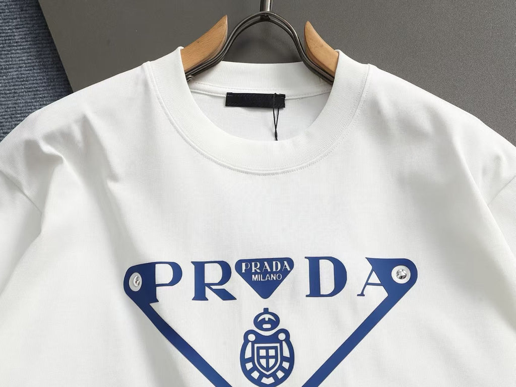 New printed letter short sleeved shirt