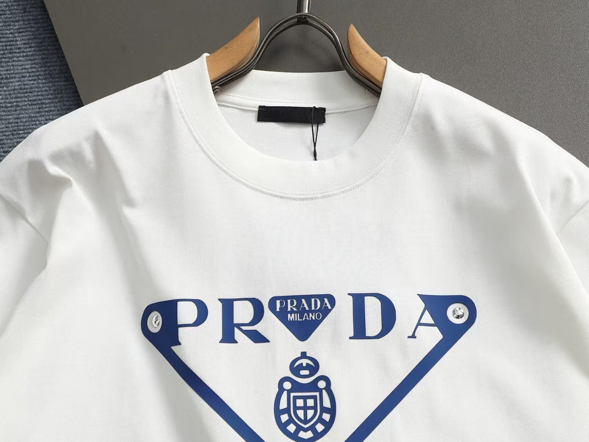 New printed letter short sleeved shirt
