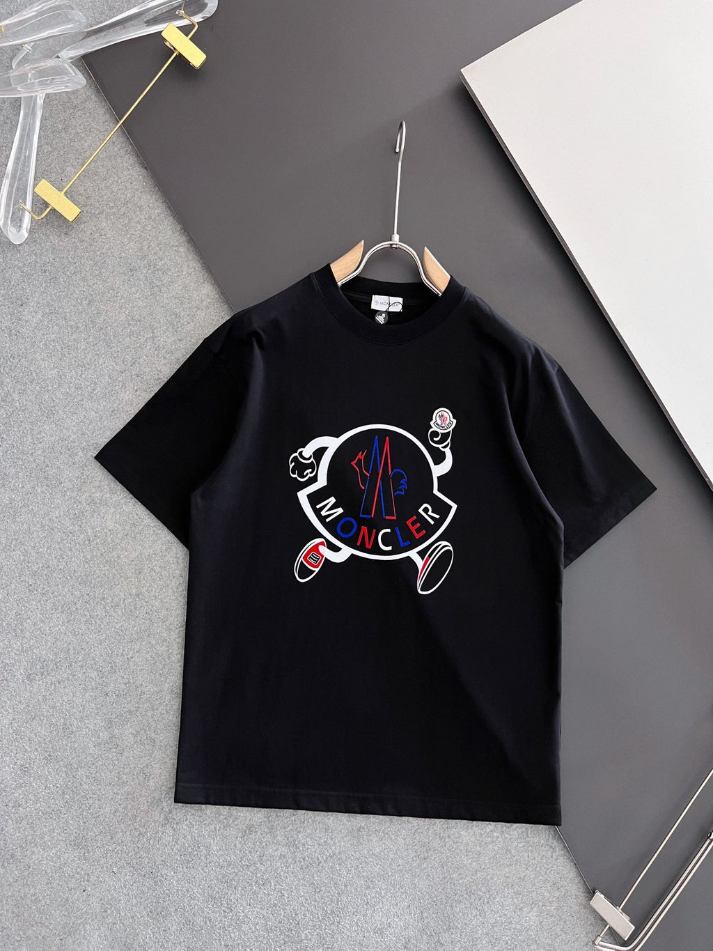 New round neck high-end pure cotton short sleeved T-shirt