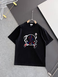 New round neck high-end pure cotton short sleeved T-shirt