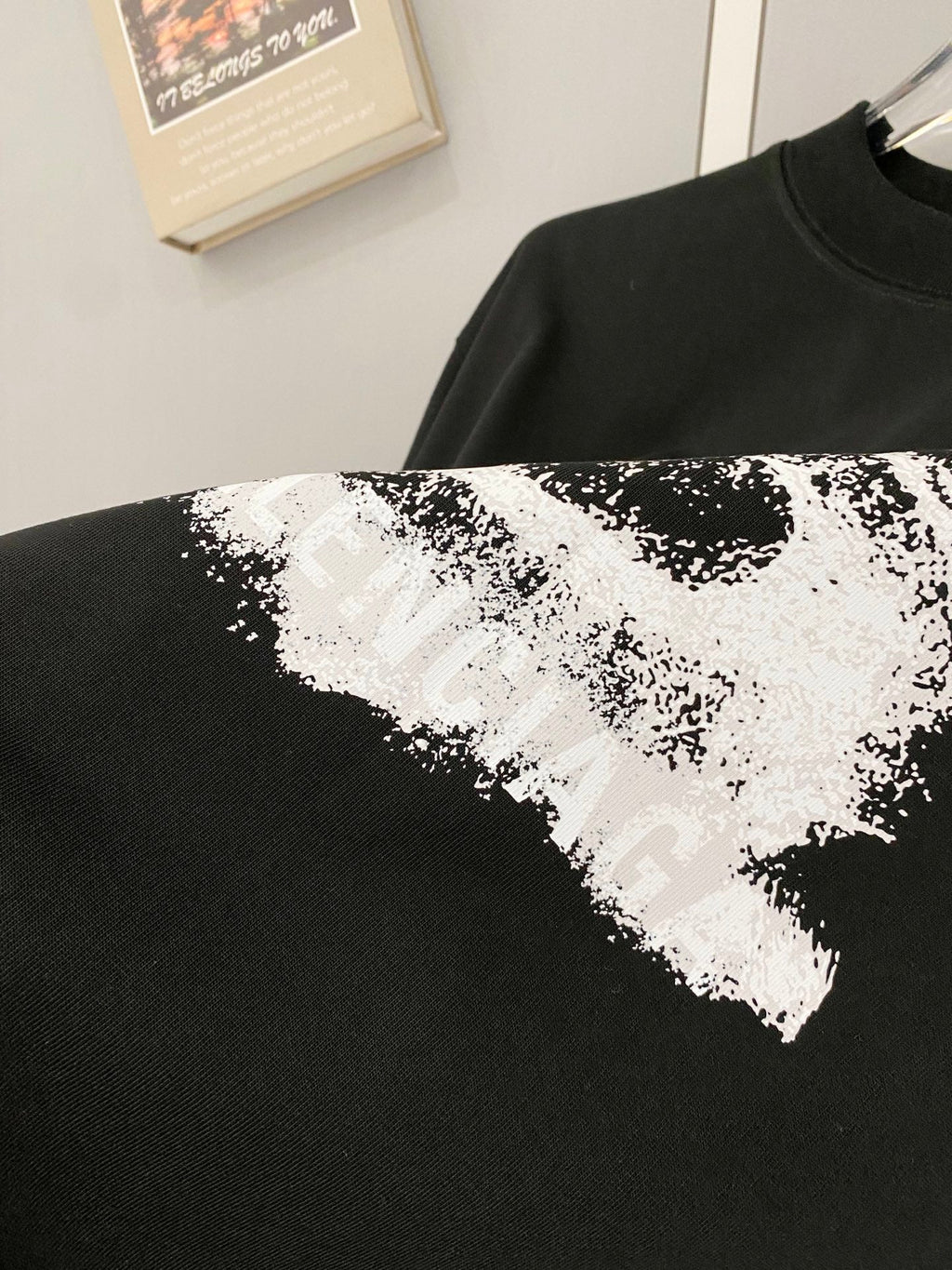 Classic letter printed pure cotton T-shirt -8