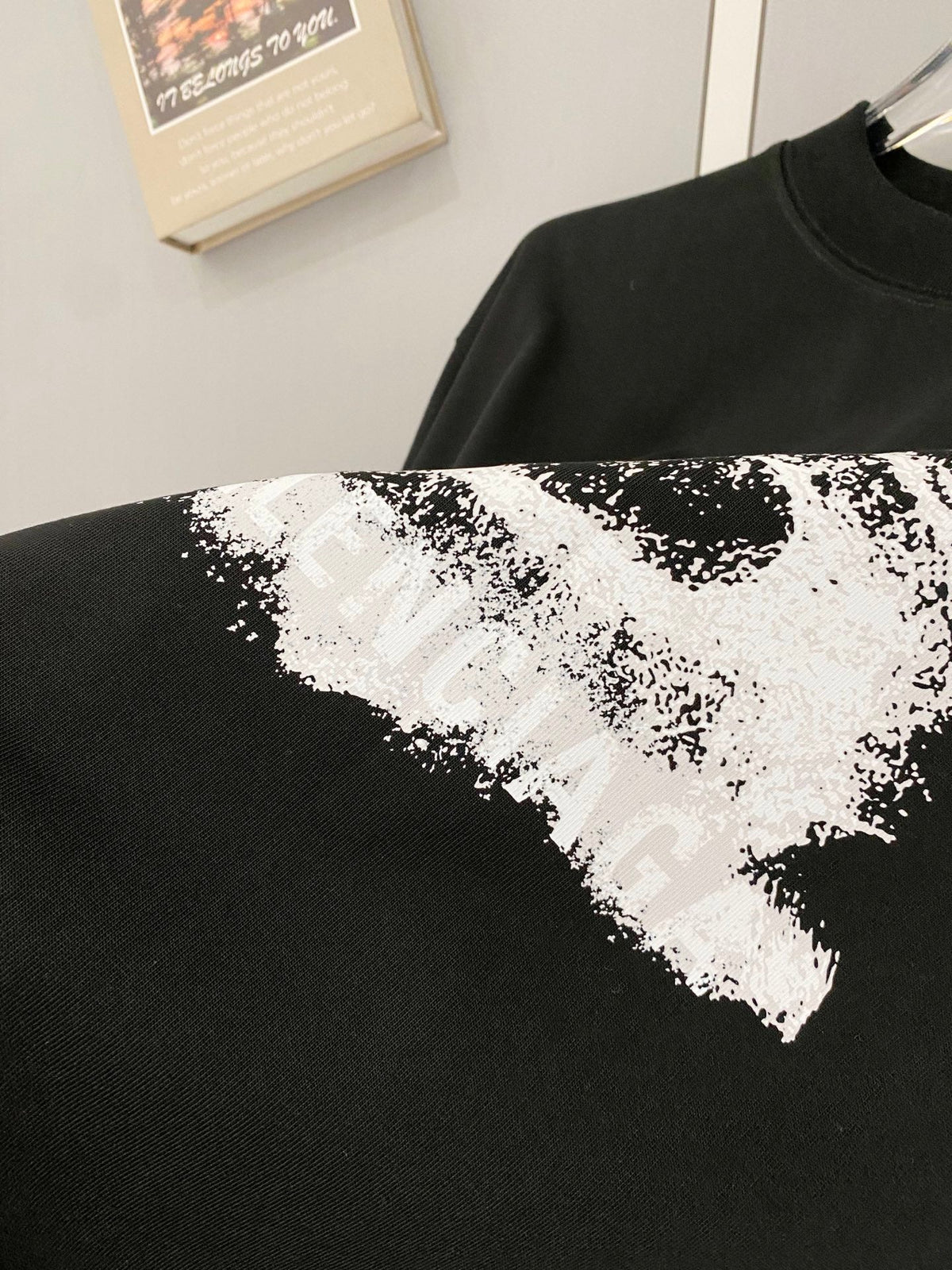 Classic letter printed pure cotton T-shirt -8