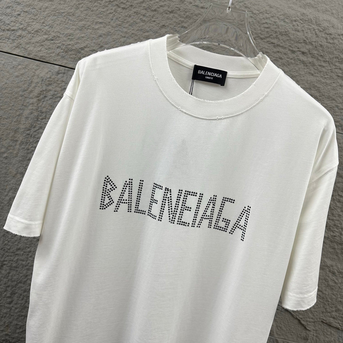 Hot stamping+hot drilling process pure cotton fabric short sleeved T-shirt for both men and women