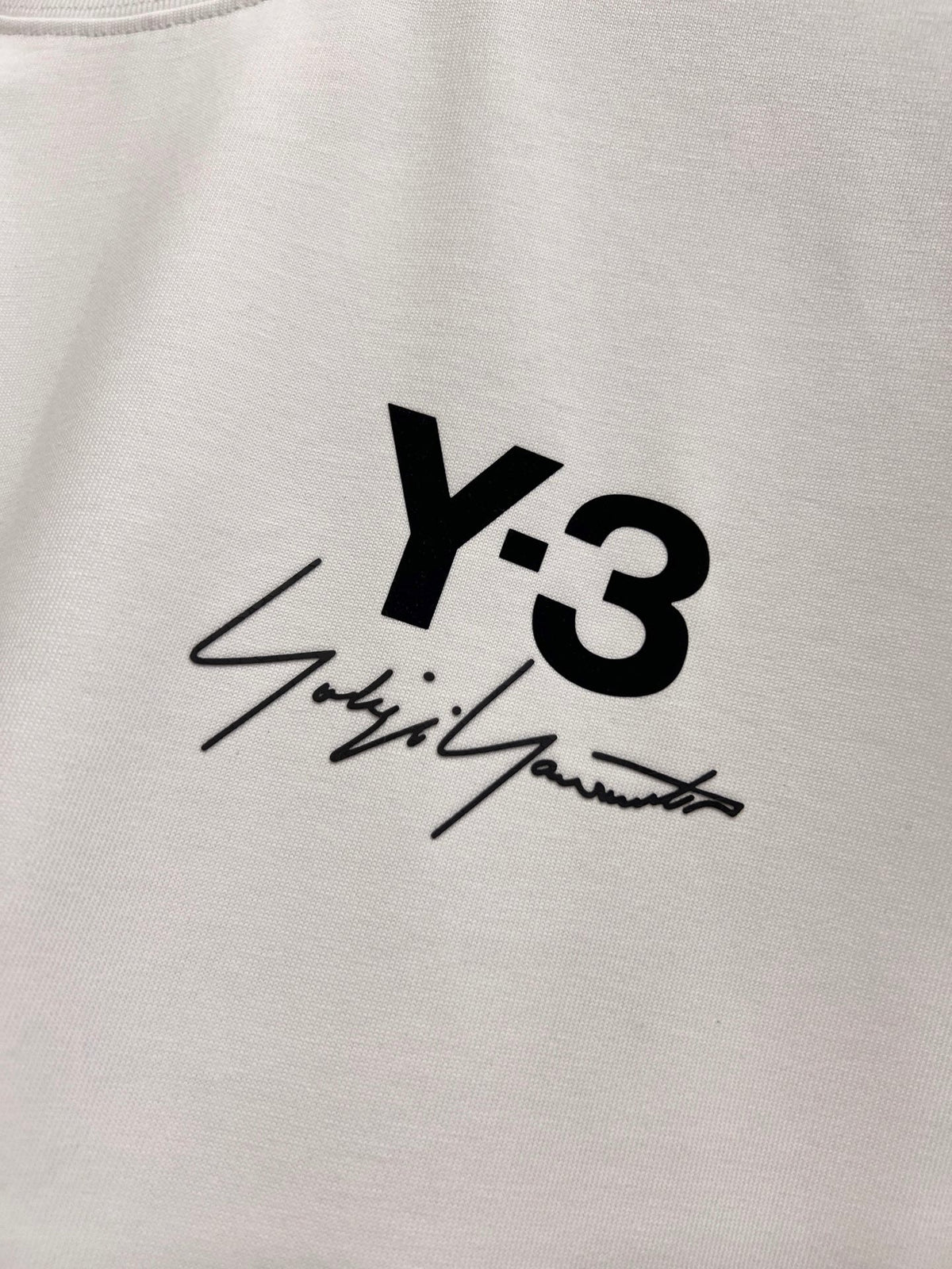 Signature letter 3D craft short sleeved T-shirt
