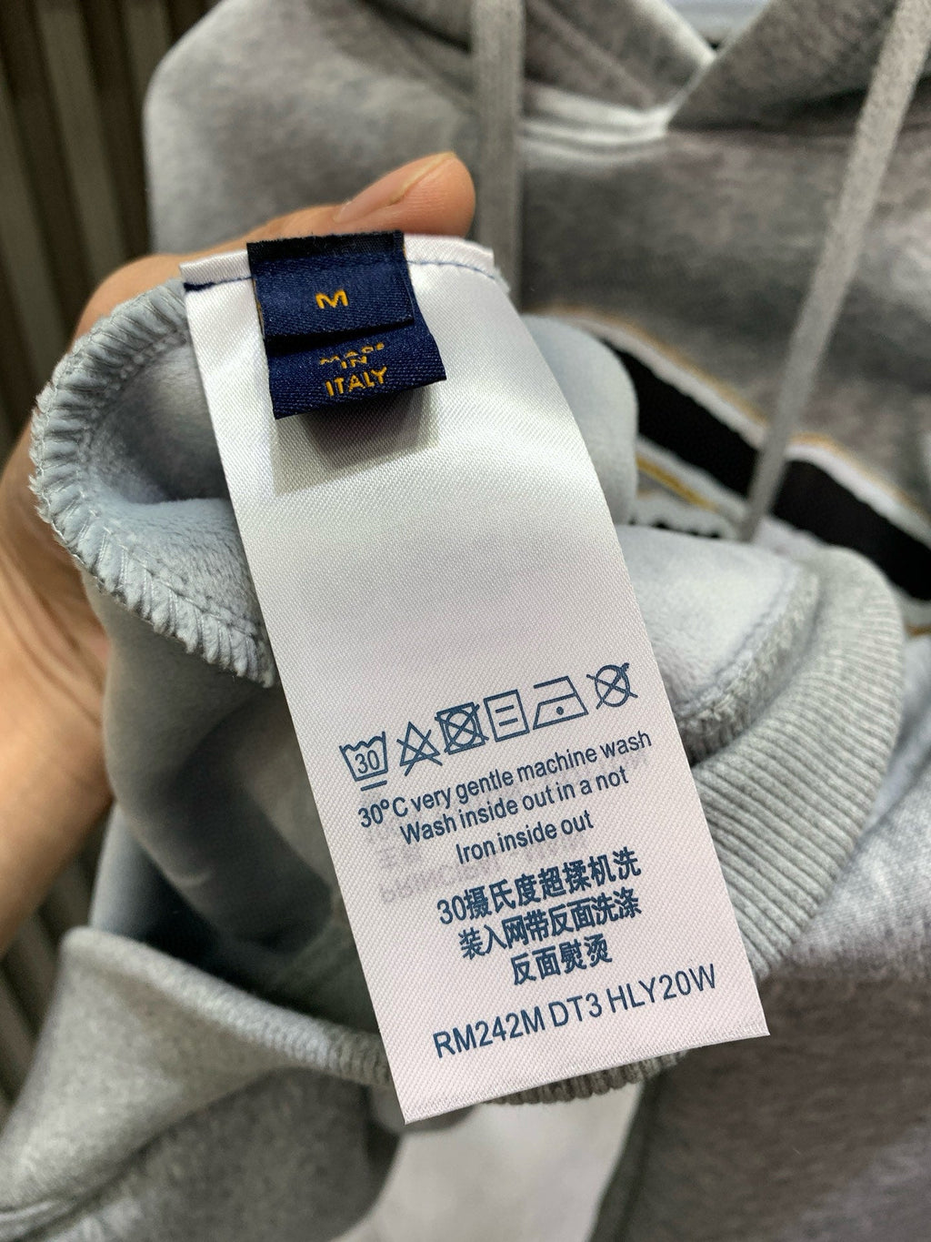 Double stranded cotton hoodie