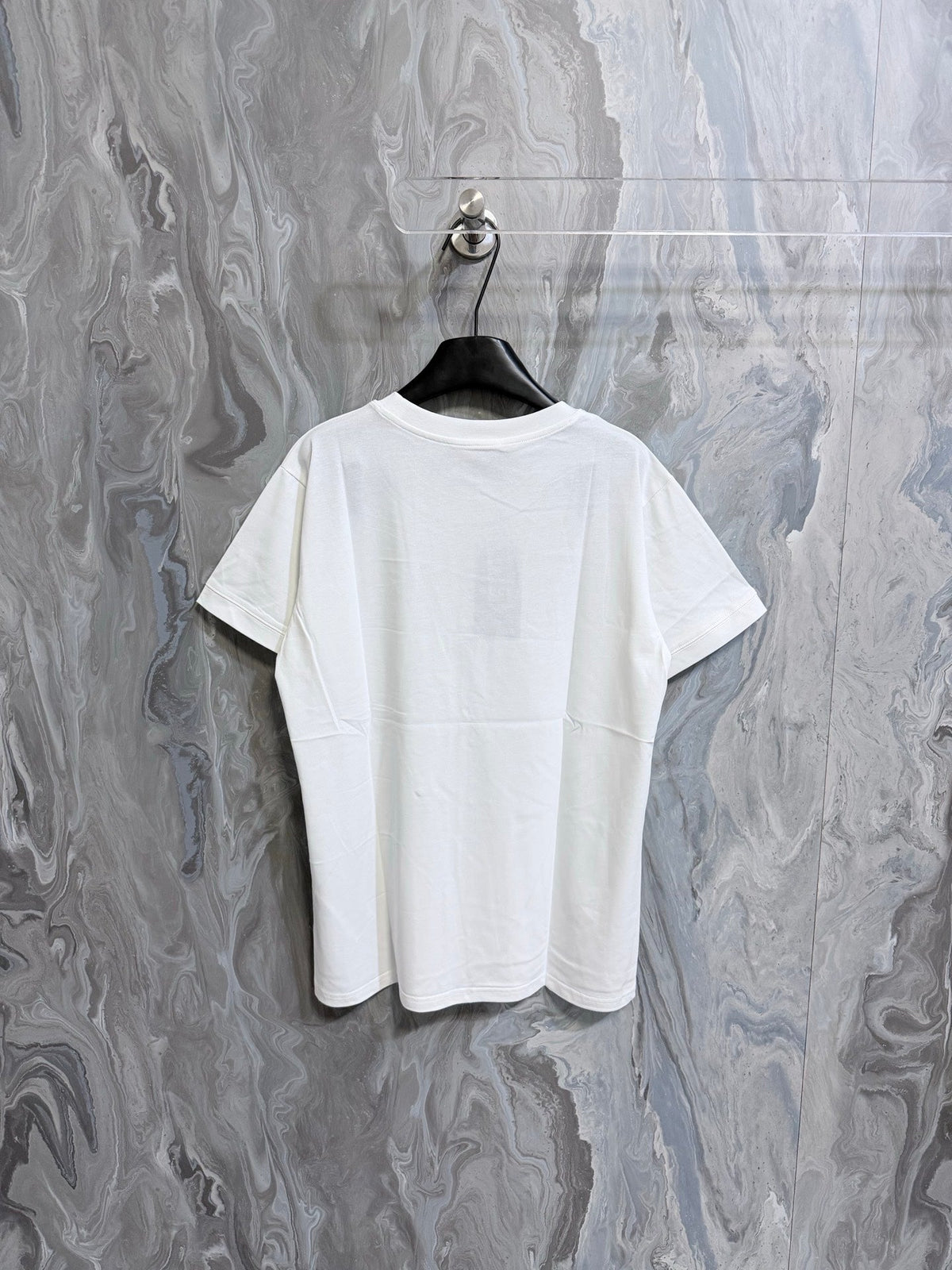 Carefully embellished collection logo printed T-shirt