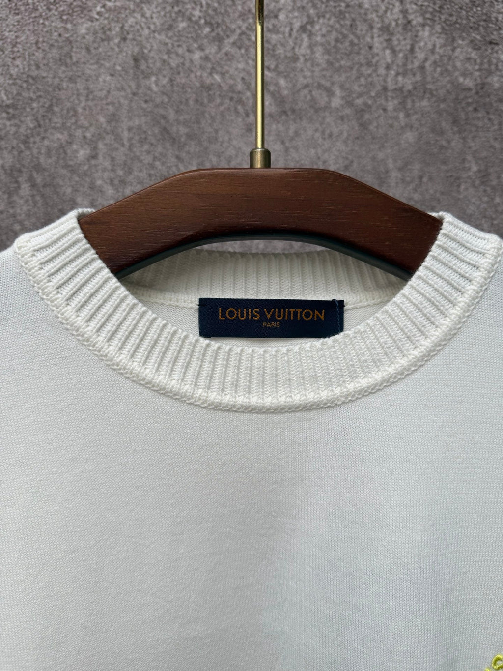 Pin Embroidered Knitted Short Sleeve T-shirt