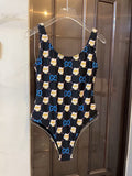 New one-piece printed swimsuit