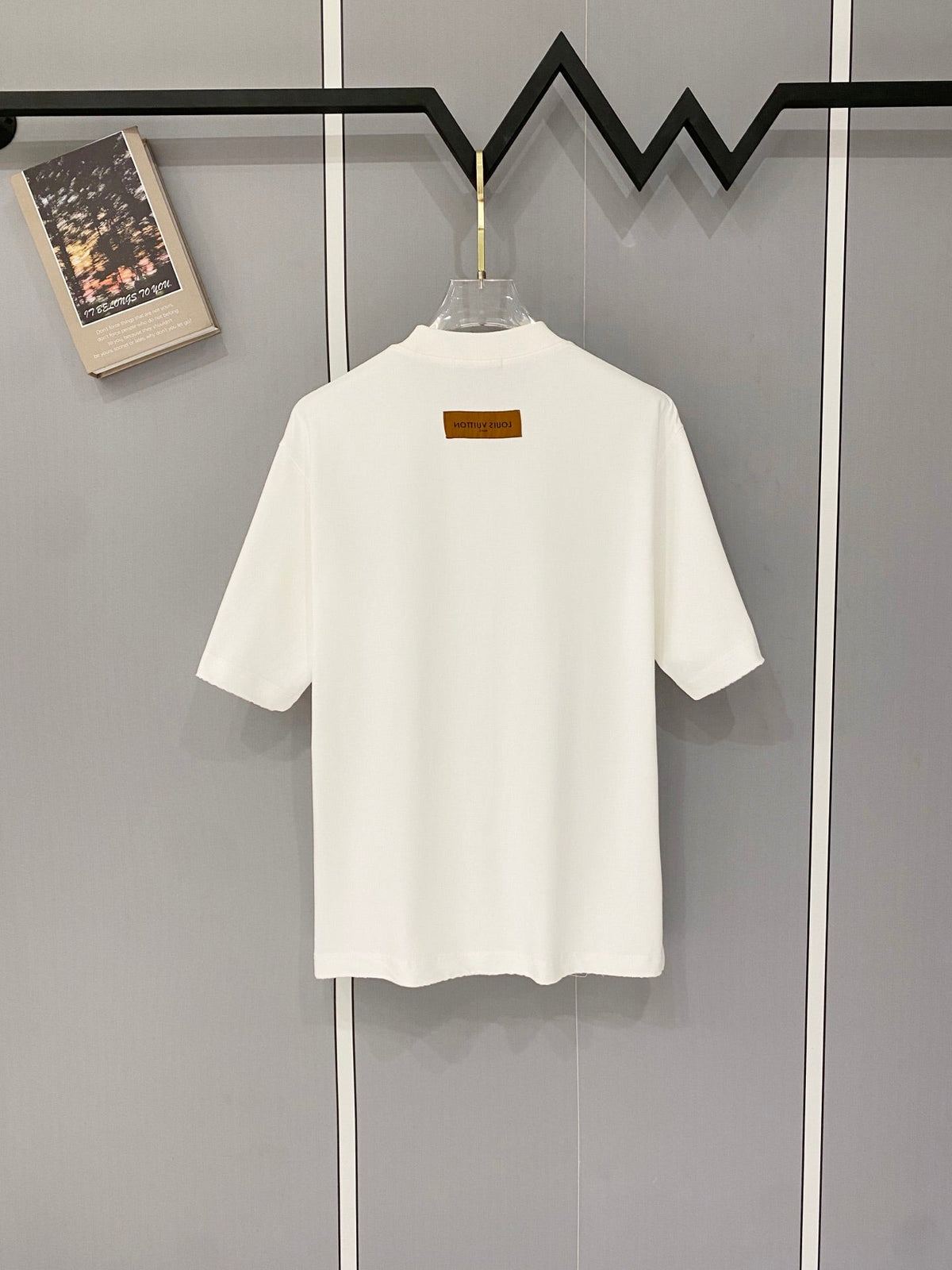 Classic letter printed pure cotton T-shirt -010