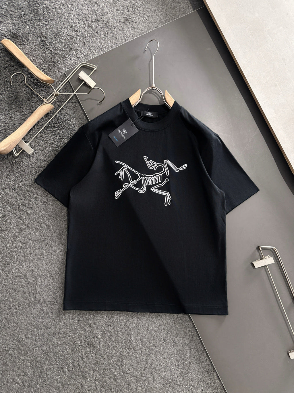Summer new round neck pure cotton short sleeved T-shirt