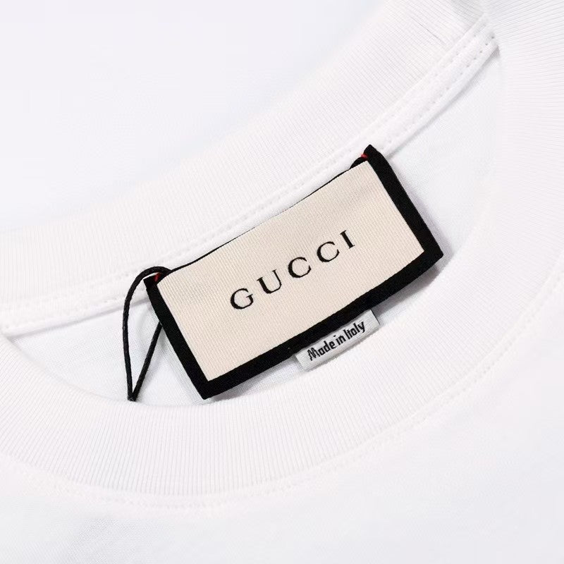 Early spring printed letter short sleeved shirt