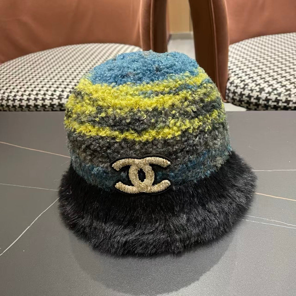 New Rainbow Knitted Basin Hat