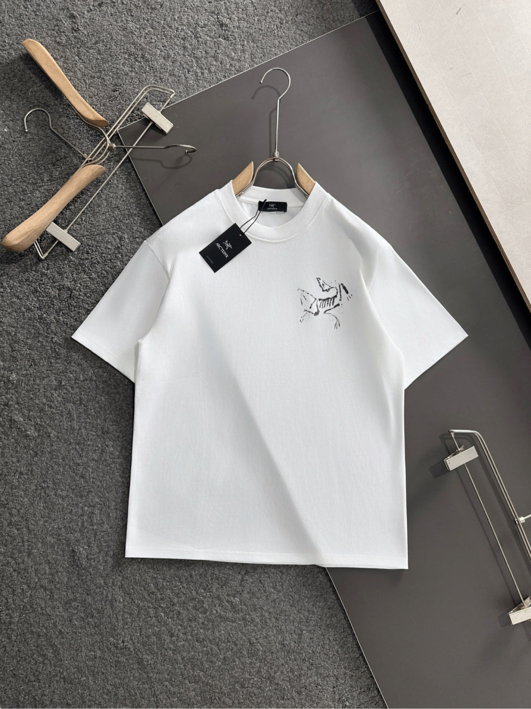 Summer new round neck pure cotton short sleeved T-shirt
