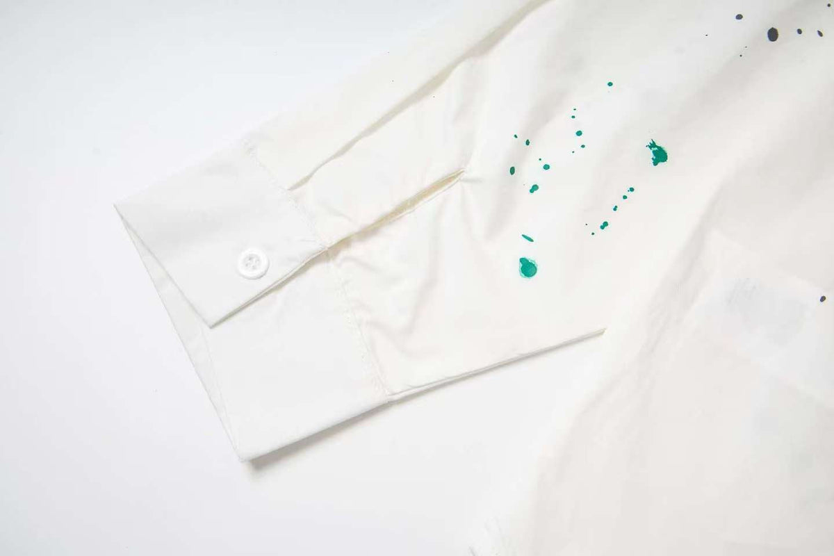New splashed ink shirt