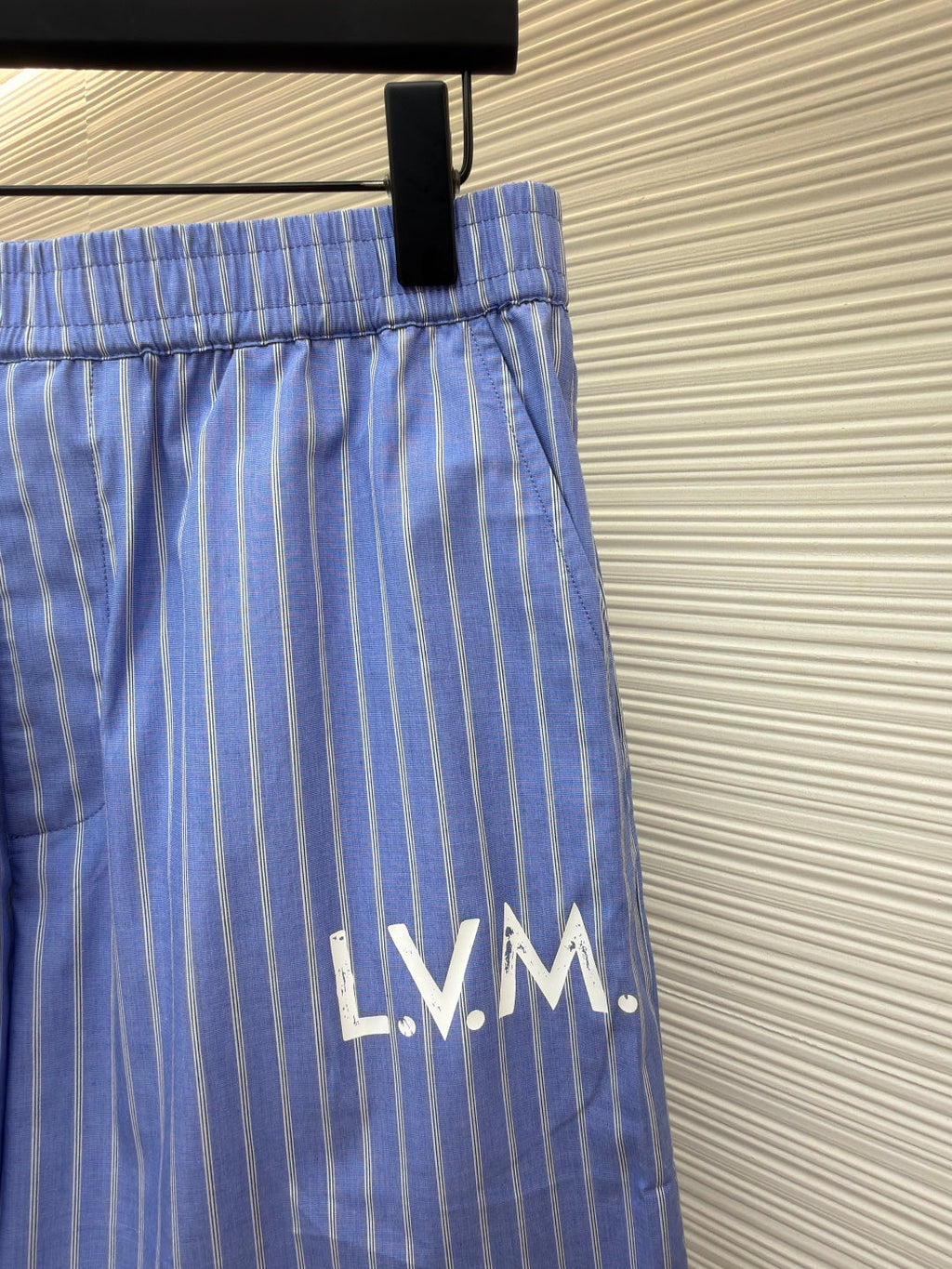 Striped jacquard printed shorts