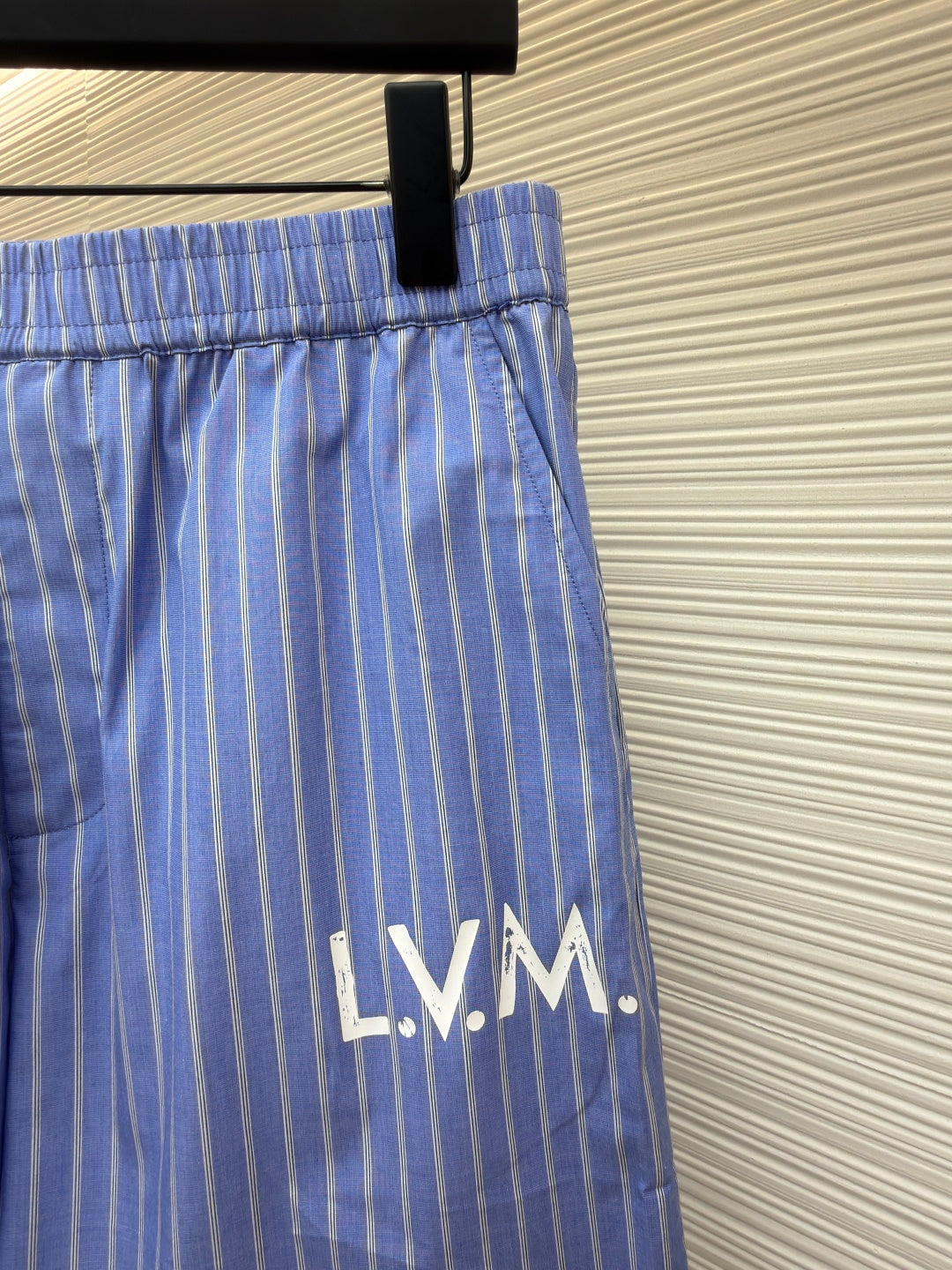 Striped jacquard printed shorts