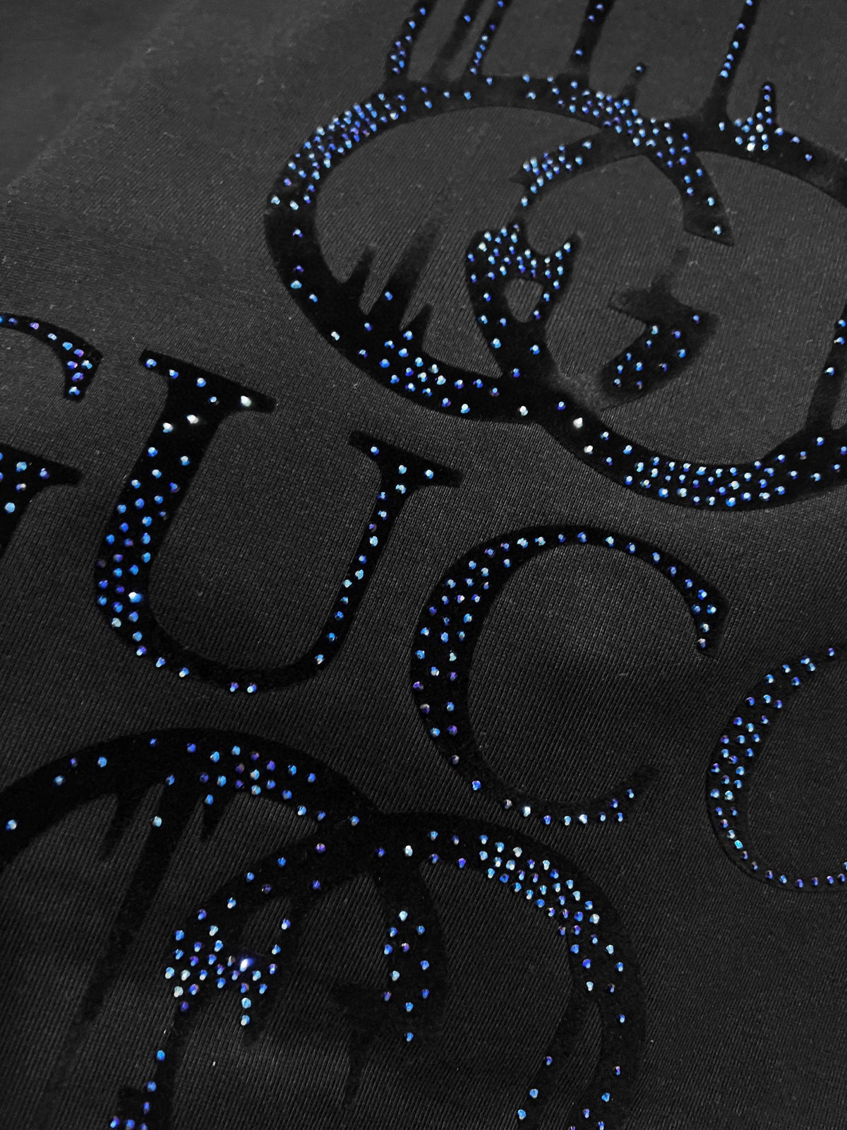 New logo Middle Eastern Australian diamond+plush printing technology short sleeved T-shirt