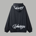 Alphabet Embroidered Hoodie Sports Set