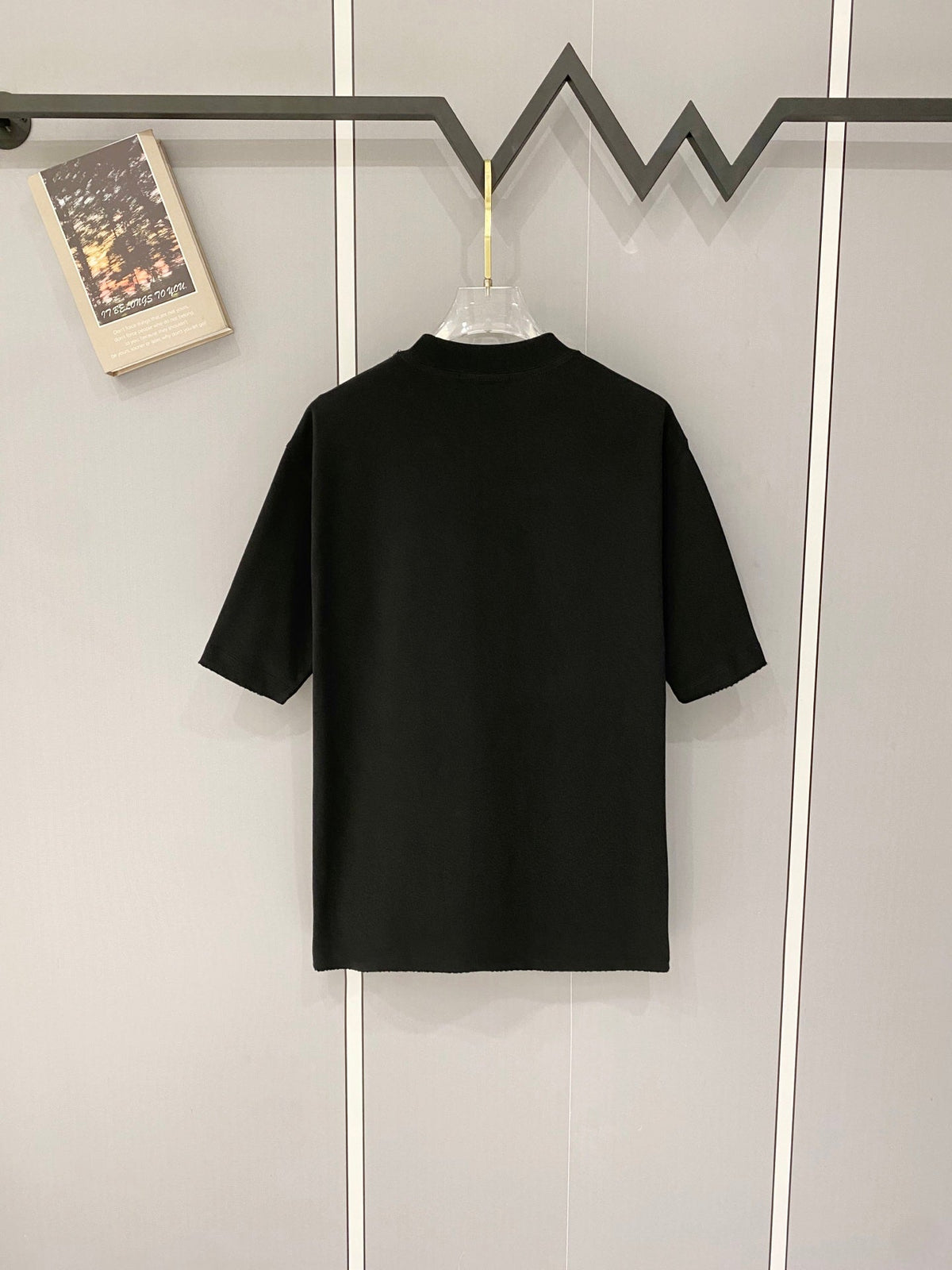Classic letter printed pure cotton T-shirt -8