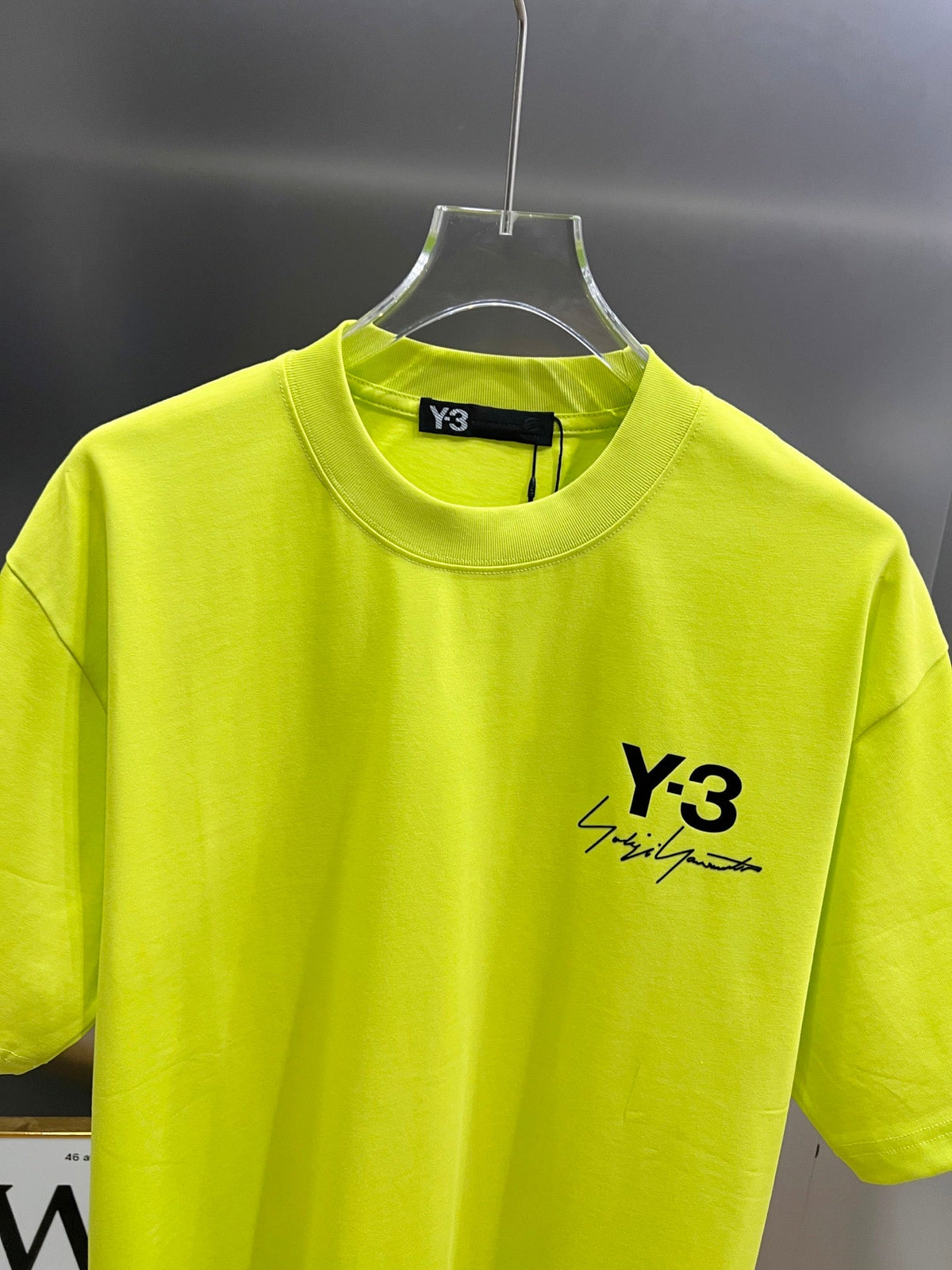 Signature letter 3D craft short sleeved T-shirt
