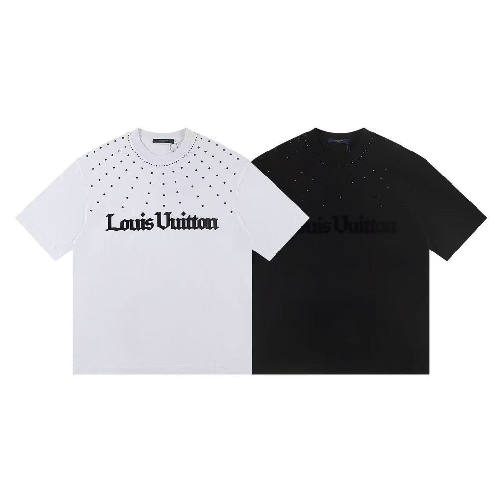 New rhinestone short sleeved T-shirt