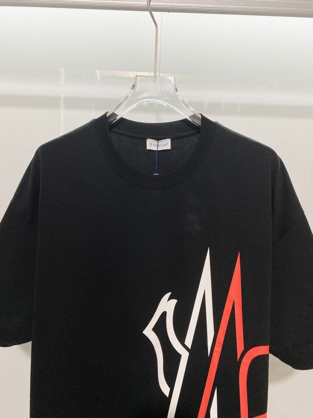 Arm Zhangzi Color blocked Round Neck T-shirt