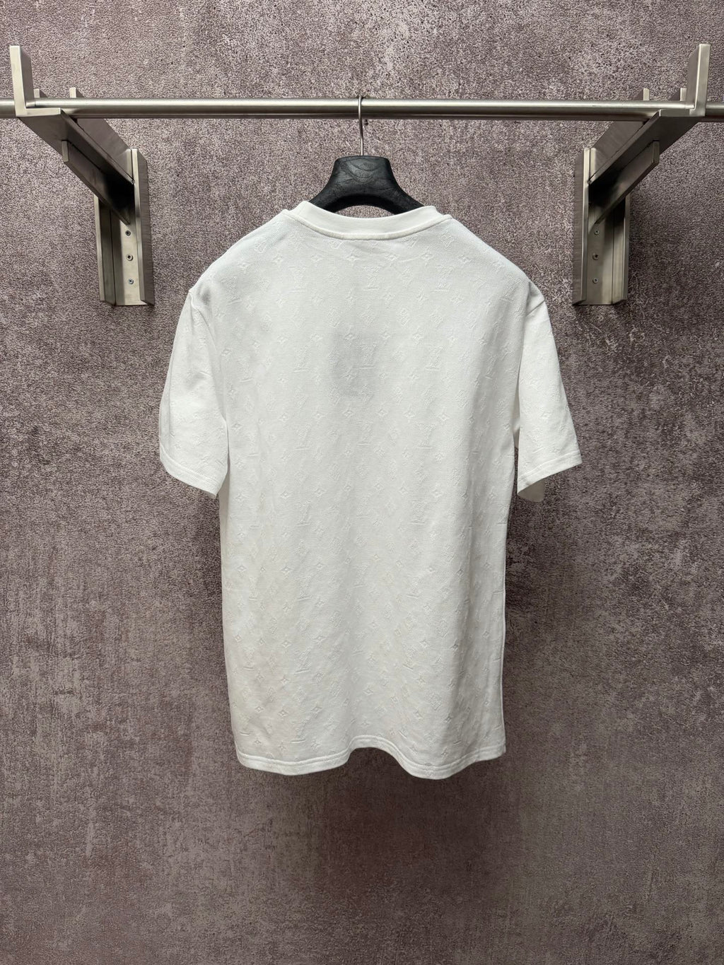 New Jacquard Full Print Patch Bag Short Sleeve T-shirt