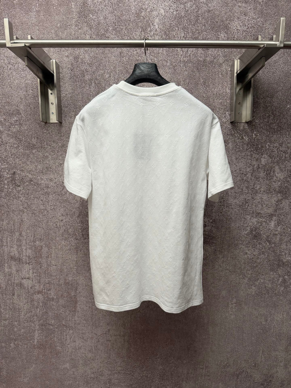 New Jacquard Full Print Patch Bag Short Sleeve T-shirt
