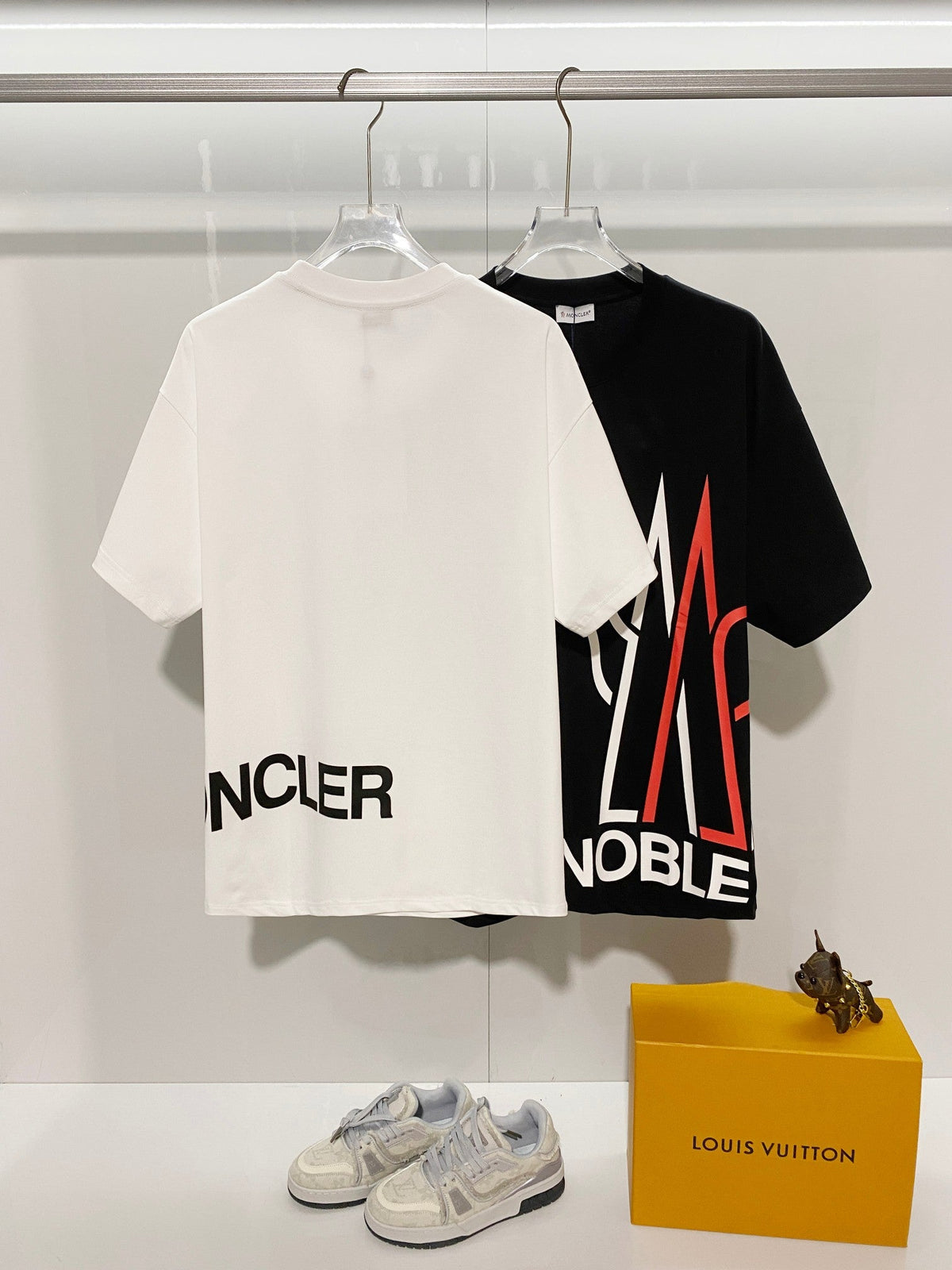 Arm Zhangzi Color blocked Round Neck T-shirt